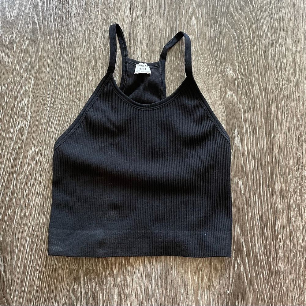 Aritzia ribbed crop